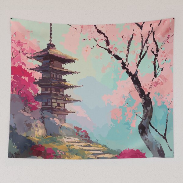 Item preview, Festive Japanese Spring designed and sold by bapupa.