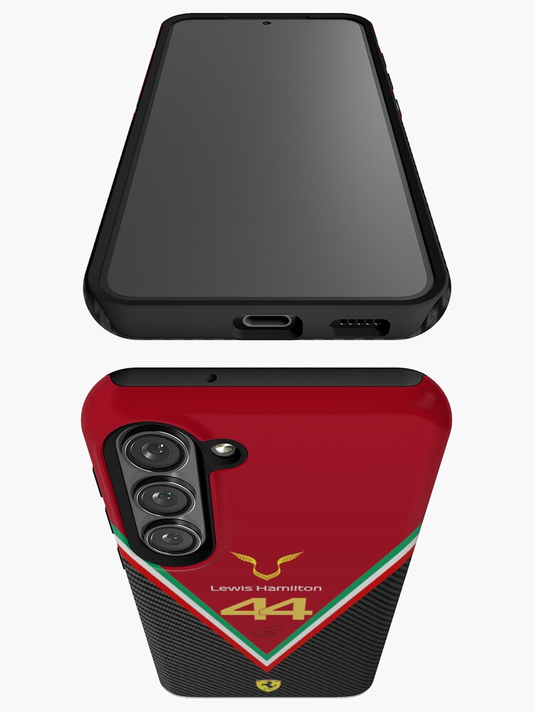 Lewis Hamilton Ferrari Formula one 2025 carbon fiber  Samsung Galaxy Phone Case