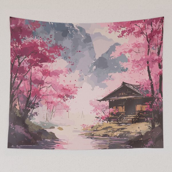 Item preview, Serene Japanese Spring designed and sold by bapupa.