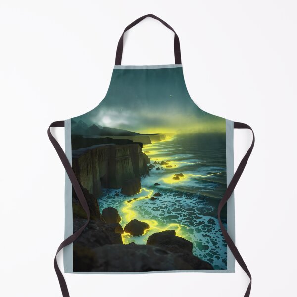 Item preview, Miracles of God, Invisible Night Ocean Shore, Neon - Lemon Glow designed and sold by Felia001.