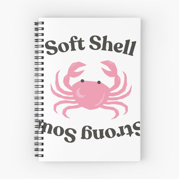 Item preview, soft shell, strong soul- cancer crab sticker designed and sold by PKPrintz.
