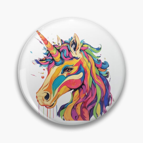 Item preview, Unikorn Head for Pride designed and sold by FabulDeco2022.