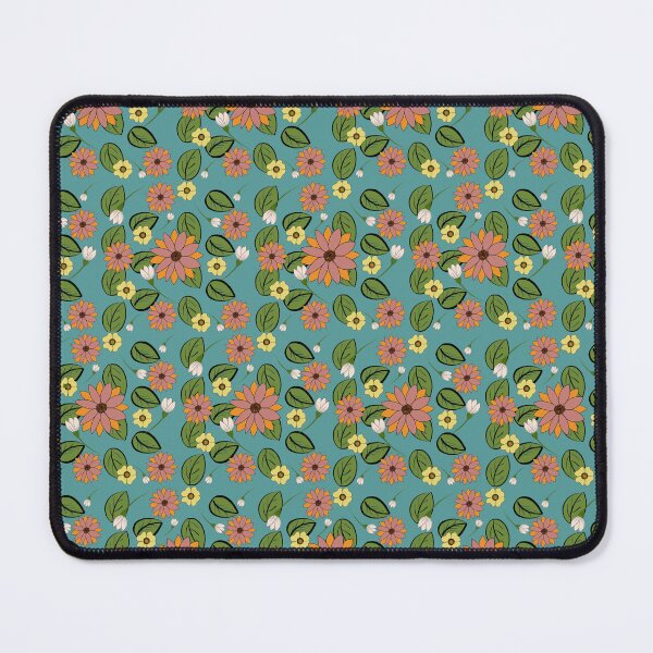 Item preview, Hippy Dippy Green Flowers designed and sold by Victoria Lochore Art.