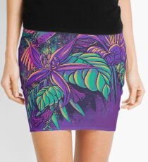 Purple Garden Mini Skirt