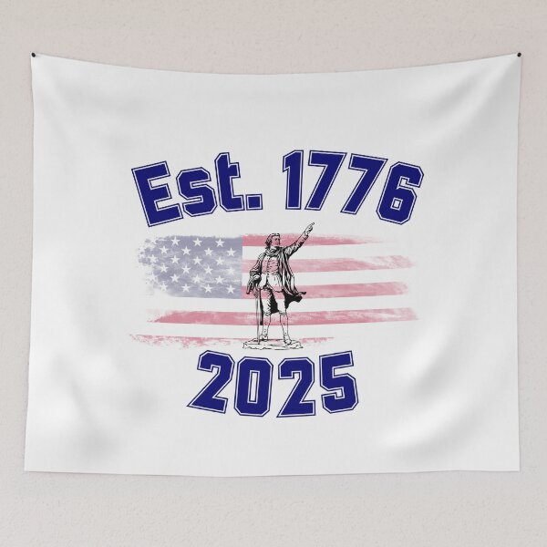 Item preview, Est. 1776 Patriotic Vintage American Flag Design designed and sold by BlesstB.