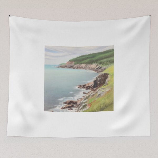 Item preview, Cape Breton coastline designed and sold by Island Art Studios.
