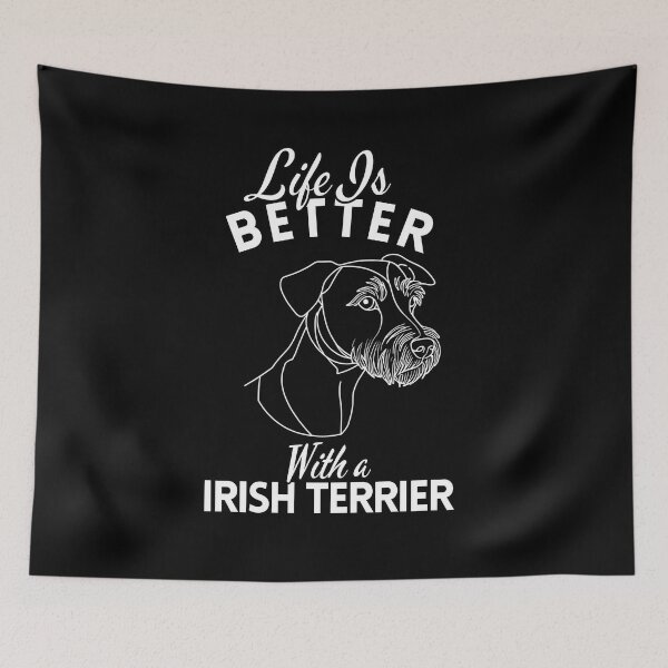 Item preview, Life Is Better With an Irish Terrier – Minimalist Fiery and Loyal Terrier Design designed and sold by GoodyPaws.