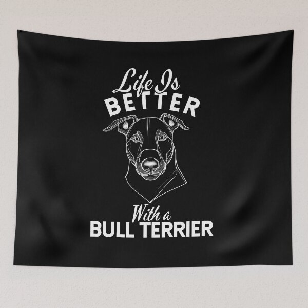 Item preview, Life Is Better With a Bull Terrier – Minimalist Bold and Playful Dog Design designed and sold by GoodyPaws.