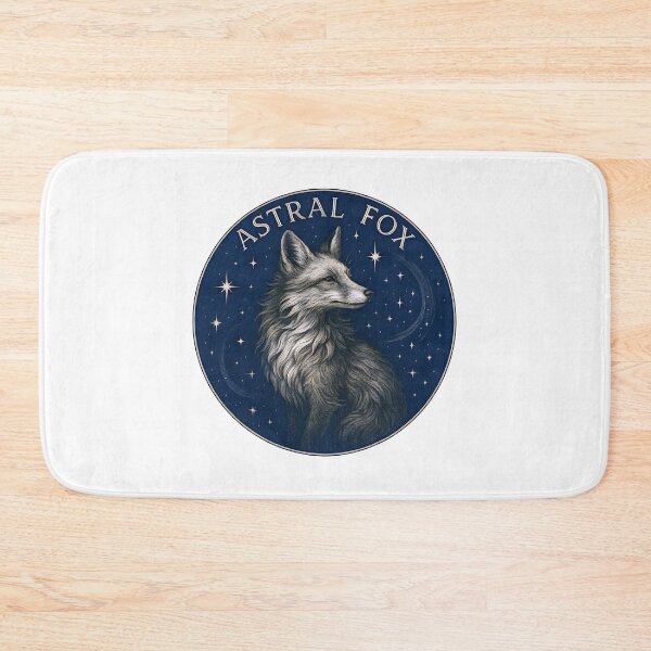 Item preview, Astral Fox Celestial Spirit Animal Art | Mystical Starry Night Fox Illustration designed and sold by Shoot-The-Moon.