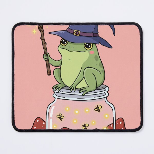 Item preview, Cute Spellcasting Frog Illustration designed and sold by C-art69.