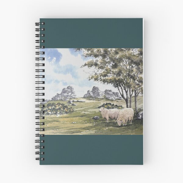 Item preview, sheep near Hound Tor designed and sold by artsmeow.