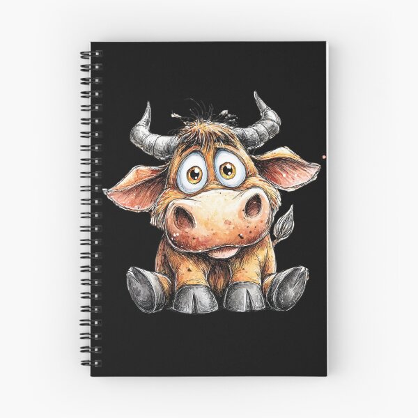Item preview, Cute Cartoon Ox designed and sold by StudioRedKoala.