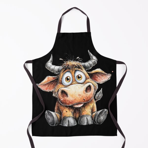 Item preview, Cute Cartoon Ox designed and sold by StudioRedKoala.