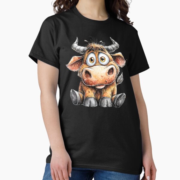 Item preview, Cute Cartoon Ox designed and sold by StudioRedKoala.
