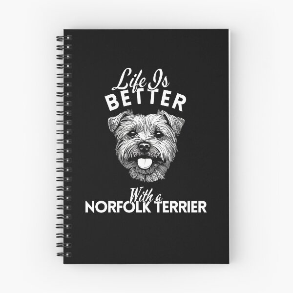 Item preview, Life Is Better With a Norfolk Terrier – Minimalist Brave and Adorable Terrier Design designed and sold by GoodyPaws.
