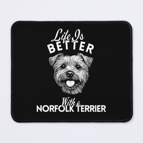 Item preview, Life Is Better With a Norfolk Terrier – Minimalist Brave and Adorable Terrier Design designed and sold by GoodyPaws.