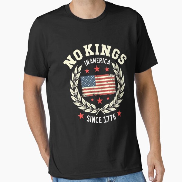 Item preview, No Kings In America Since 1776 - Patriotic American Flag  designed and sold by hainoune.