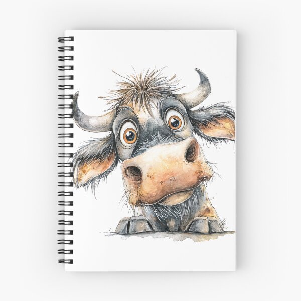 Item preview, Cute Cartoon Ox designed and sold by StudioRedKoala.