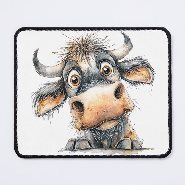 Item preview, Cute Cartoon Ox designed and sold by StudioRedKoala.
