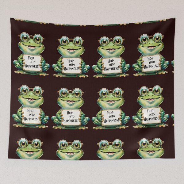 Item preview, Hop into happiness frog designed and sold by Happy4uuuu.