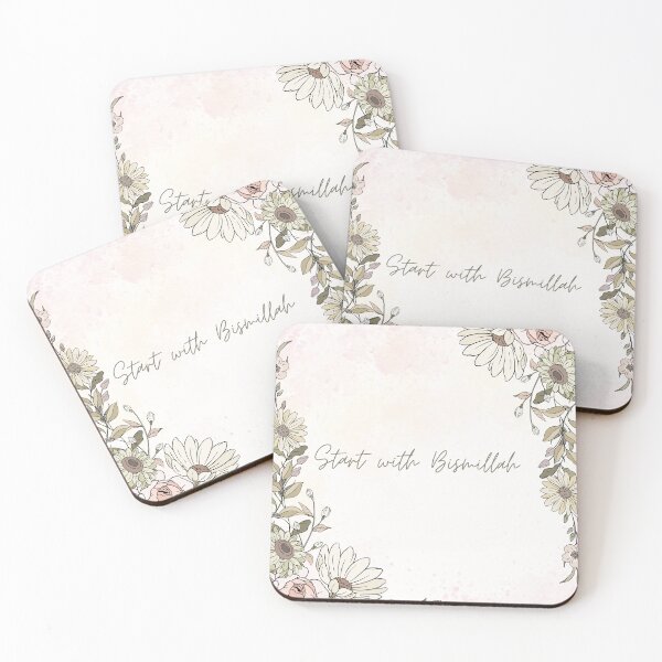 Item preview, Start with Bismillah — Islamic Inspirational Design designed and sold by MiskAndMoon.
