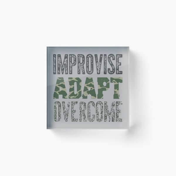 Item preview, Improvise Adapt Overcome designed and sold by bihtti.