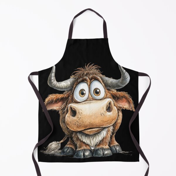 Item preview, Cute Cartoon Ox designed and sold by StudioRedKoala.
