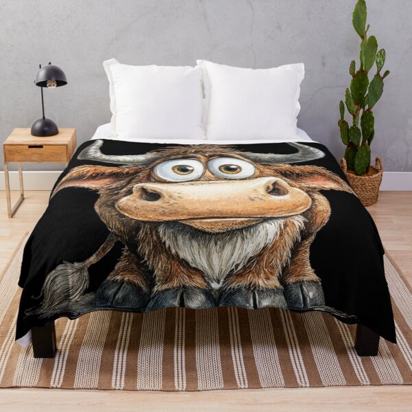 Item preview, Cute Cartoon Ox designed and sold by StudioRedKoala.