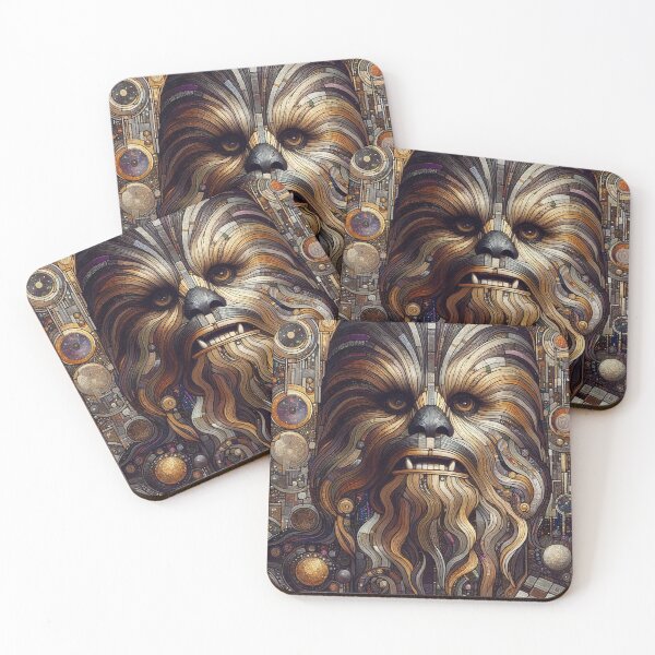 Item preview, Mystic Chewbacca – Ancient and Totemic Warrior designed and sold by  Ojo de Lilith.