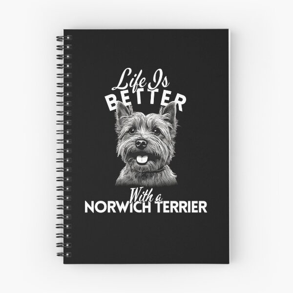 Item preview, Life Is Better With a Norwich Terrier – Minimalist Alert and Spirited Terrier Design designed and sold by GoodyPaws.