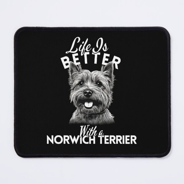 Item preview, Life Is Better With a Norwich Terrier – Minimalist Alert and Spirited Terrier Design designed and sold by GoodyPaws.