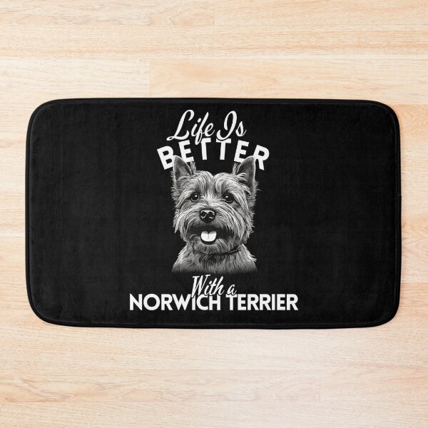 Item preview, Life Is Better With a Norwich Terrier – Minimalist Alert and Spirited Terrier Design designed and sold by GoodyPaws.