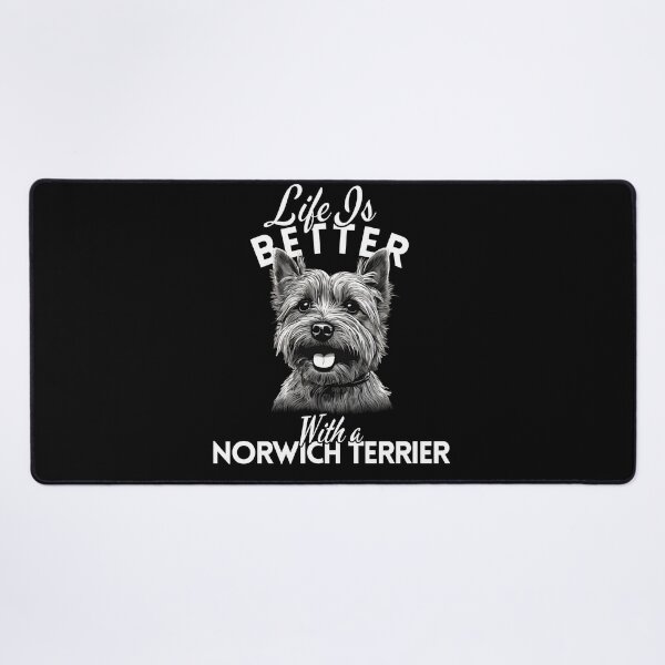Item preview, Life Is Better With a Norwich Terrier – Minimalist Alert and Spirited Terrier Design designed and sold by GoodyPaws.