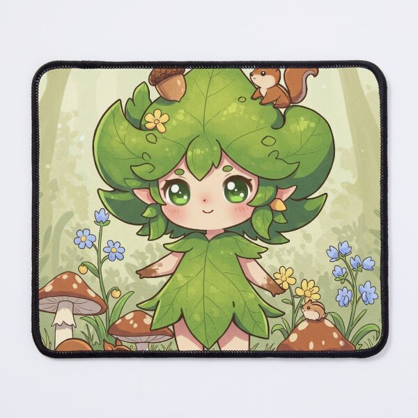 Item preview, Leaf Fairy with Acorn Hat Art designed and sold by C-art69.