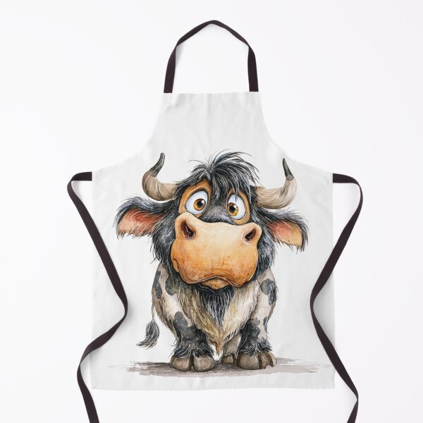 Item preview, Cute Cartoon Ox designed and sold by StudioRedKoala.