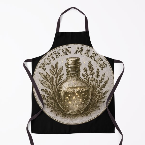 Item preview, Potion Maker Magical Bottle Art | Witchy Herbal Alchemy Design Vintage Apothecary Illustration designed and sold by Shoot-The-Moon.