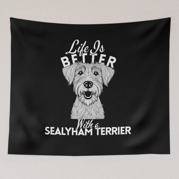 Item preview, Life Is Better With a Sealyham Terrier – Minimalist Strong and Lovable Terrier Design designed and sold by GoodyPaws.