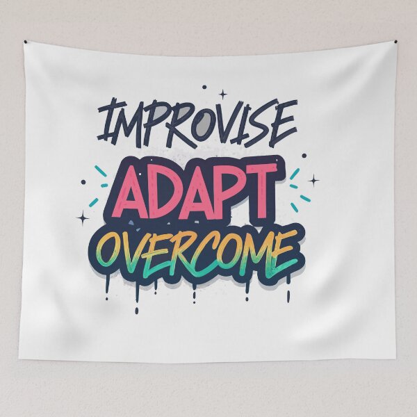 Item preview, Improvise Adapt Overcome designed and sold by bihtti.