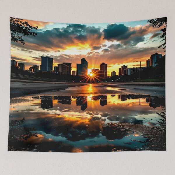 Item preview, Urban Sunset Reflection designed and sold by Exodoi.