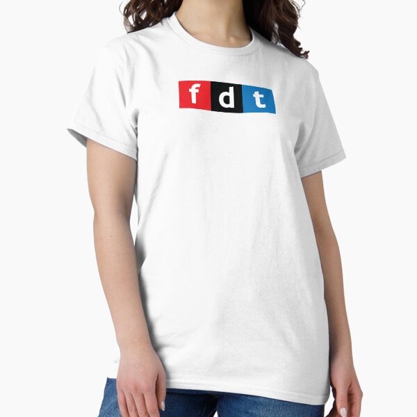 Artikel-Vorschau von fdt öffentlich-rechtliches Radio-Logo, designt und verkauft von Artcop's T-Shirt Emporium.
