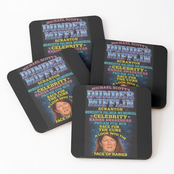 Item preview, Michael Scott's Dunder Mifflin Fun Run - Face of Rabies Parody Design designed and sold by Thogan0416.