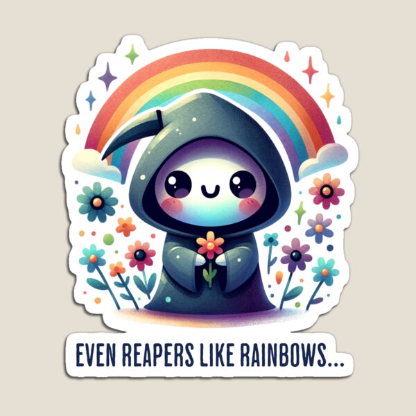 Artikel-Vorschau von Sogar Sensenmänner mögen Regenbögen, designt und verkauft von Creative-Gemma.