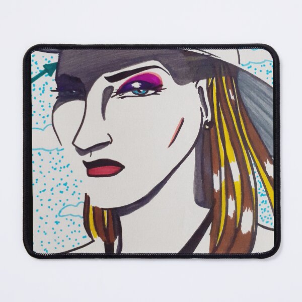 Item preview, portrait of a woman with a hat designed and sold by Neleren.