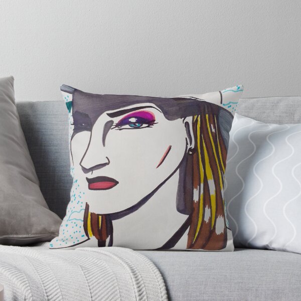 Item preview, portrait of a woman with a hat designed and sold by Neleren.