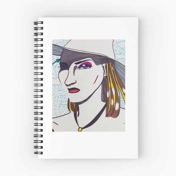 Item preview, portrait of a woman with a hat designed and sold by Neleren.