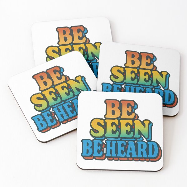 Item preview, Be Seen, Be Heard – Bold Retro Typography designed and sold by Haus Of Sin.