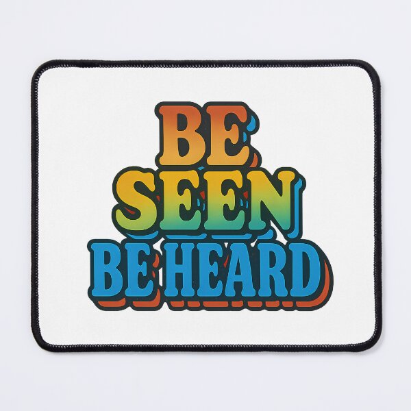 Item preview, Be Seen, Be Heard – Bold Retro Typography designed and sold by Haus Of Sin.