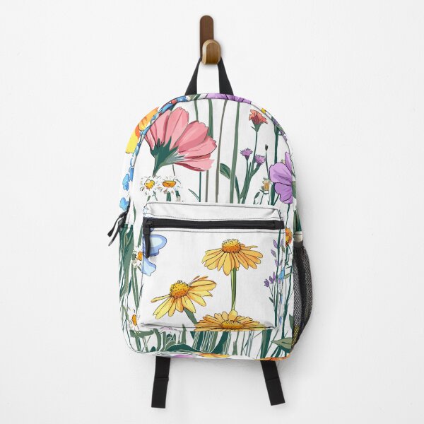 Item preview, Sea of flowers in nature – wildflower illustration designed and sold by Nana-and-Mo.