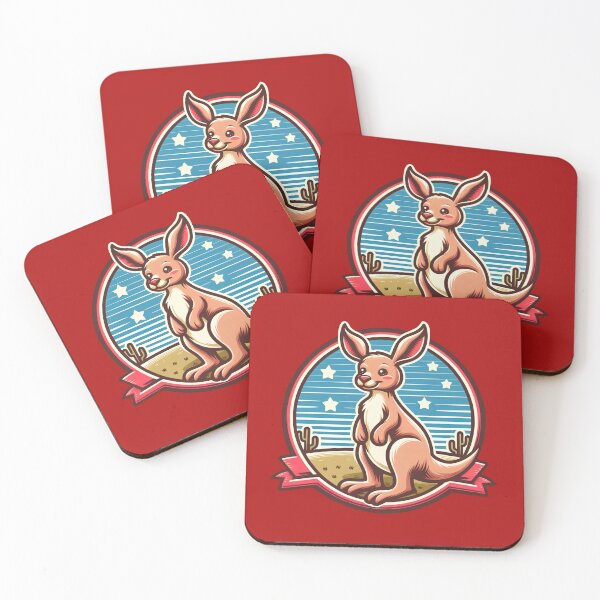 Item preview, Cute kangaroo badge designed and sold by Artillenium.