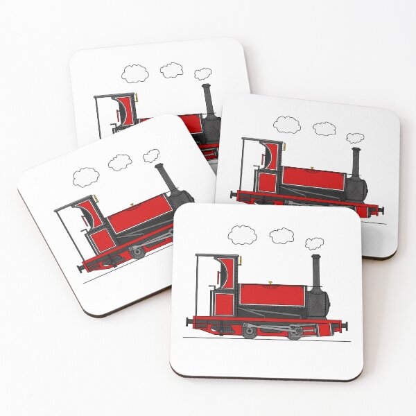 Item preview, Narrow Gauge Steam Train, Railway Enthusiast (Red) designed and sold by doodlerob.